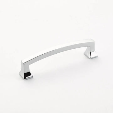 Menlo Park Pull, Arched, Polished Chrome, 4'' cc 542-26