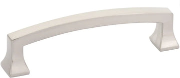Menlo Park Pull, Arched, Brushed Nickel, 4'' cc 542-BN