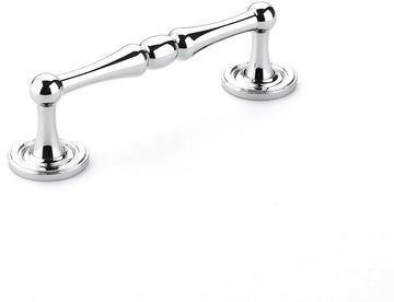Atherton Pull, Plain Footplates, Polished Chrome, 4'' cc 579-26