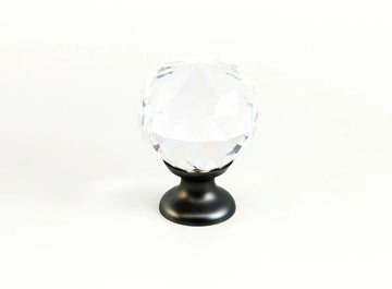 Stargaze Round Glass Knob, Bronze, 1-1/8'' dia 70-CS-BZ