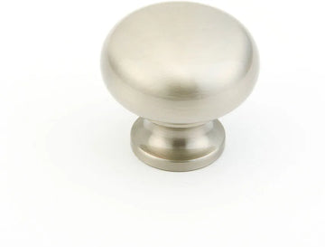 Traditional Round Knob, Satin Nickel, 1-1/4'' dia 706-15