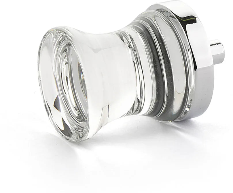 City Lights Concave Glass Knob, Polished Chrome, 1-1/8'' dia 76-26
