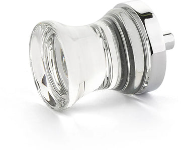 City Lights Concave Glass Knob, Polished Chrome, 1-1/8'' dia 76-26