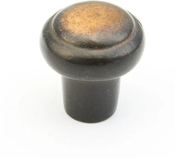Mountain Knob, Round, Antique Bronze, 1-3/8'' dia 781-AZ