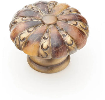 Tiger Penshell Knob, Round, Estate Dover, 1-3/8'' dia 853-PEN/ED