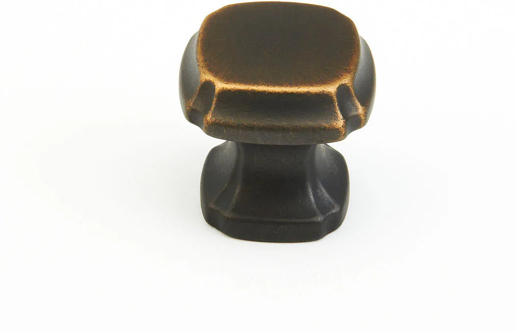 Empire Knob, Square, Ancient Bronze, 1-3/8'' 882-ABZ