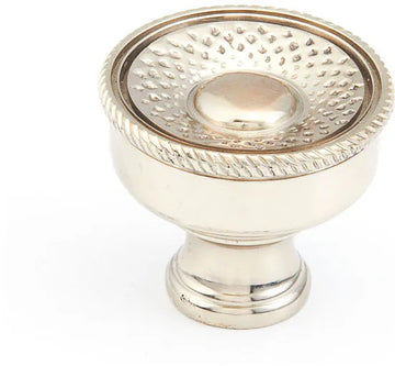 Sonata Knob, Round, White Brass, 1-1/4'' dia 927-WB