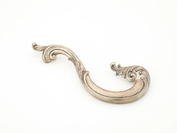French Court Pull, Right Hand, Monticello Silver, 5'' cc 934R-MSL