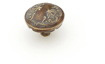 Cantata Knob, Round, Monticello Brass, 1-1/4'' dia 994-MBR