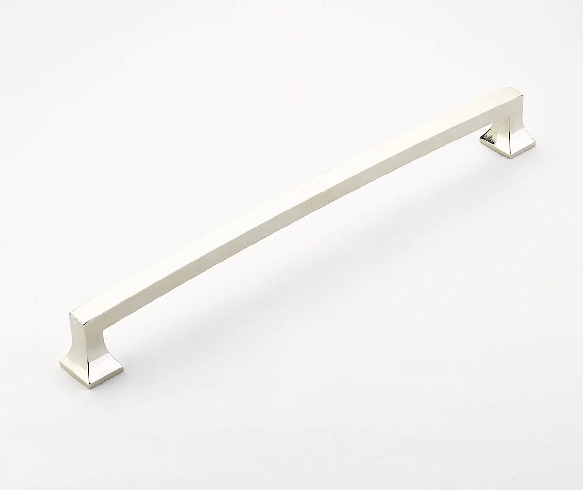 Menlo Park Back to Back, Appliance Pull, Arched, Polished Nickel, 15'' cc BTB539-PN