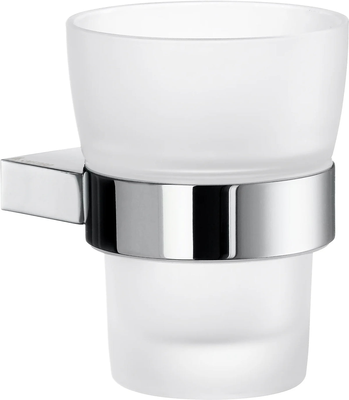 AIR Holder in Polished Chrome with Frosted Glass Tumbler AK343
