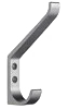 Beslagsboden Hook 5.5'' In Satin Aluminum B1046