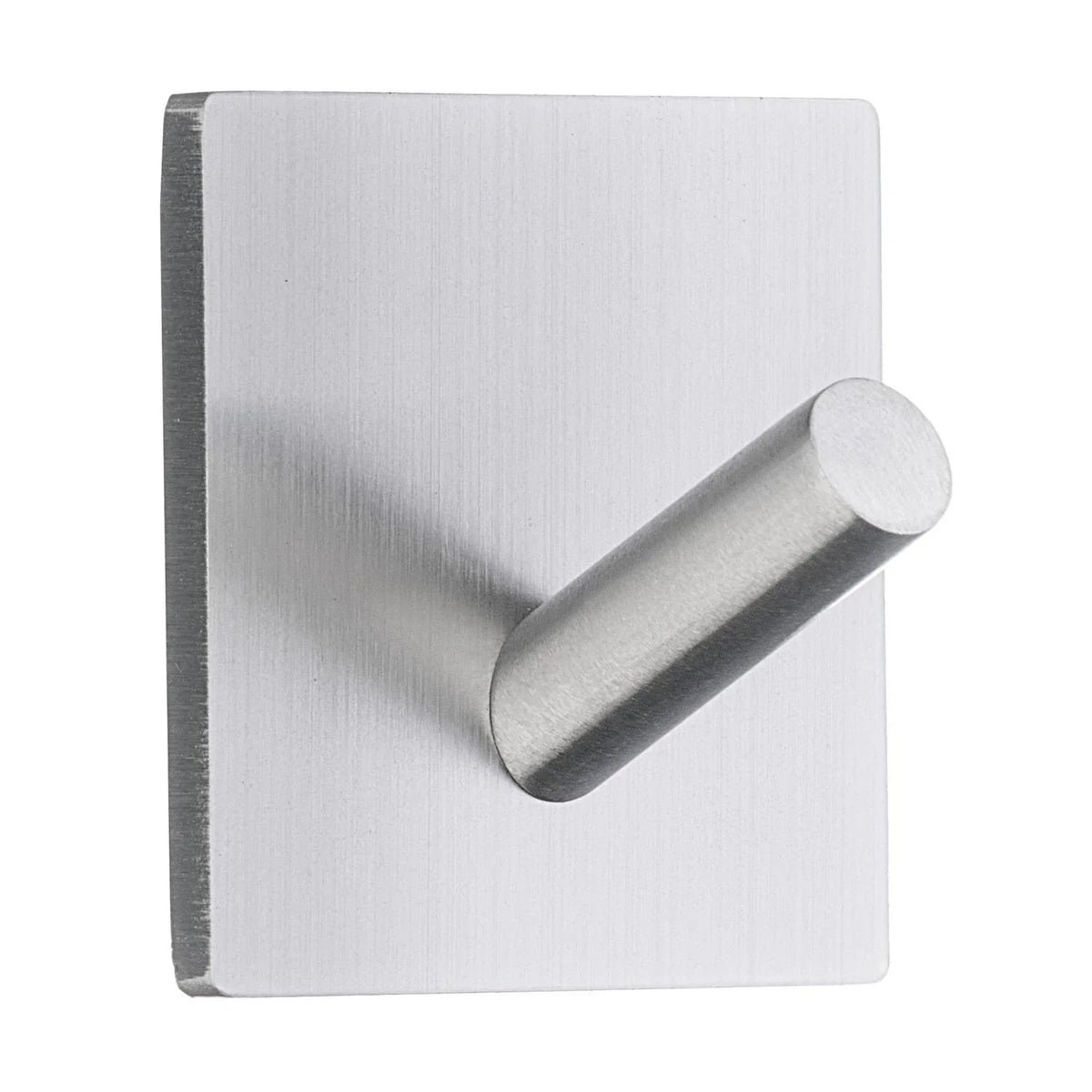 BESLAGSBODEN Single Hook mini, Self-adhesive, Brushed Stainless B1082