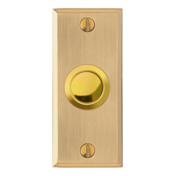 BESLAGSBODEN Bell Push in Brushed Brass Finish B110M