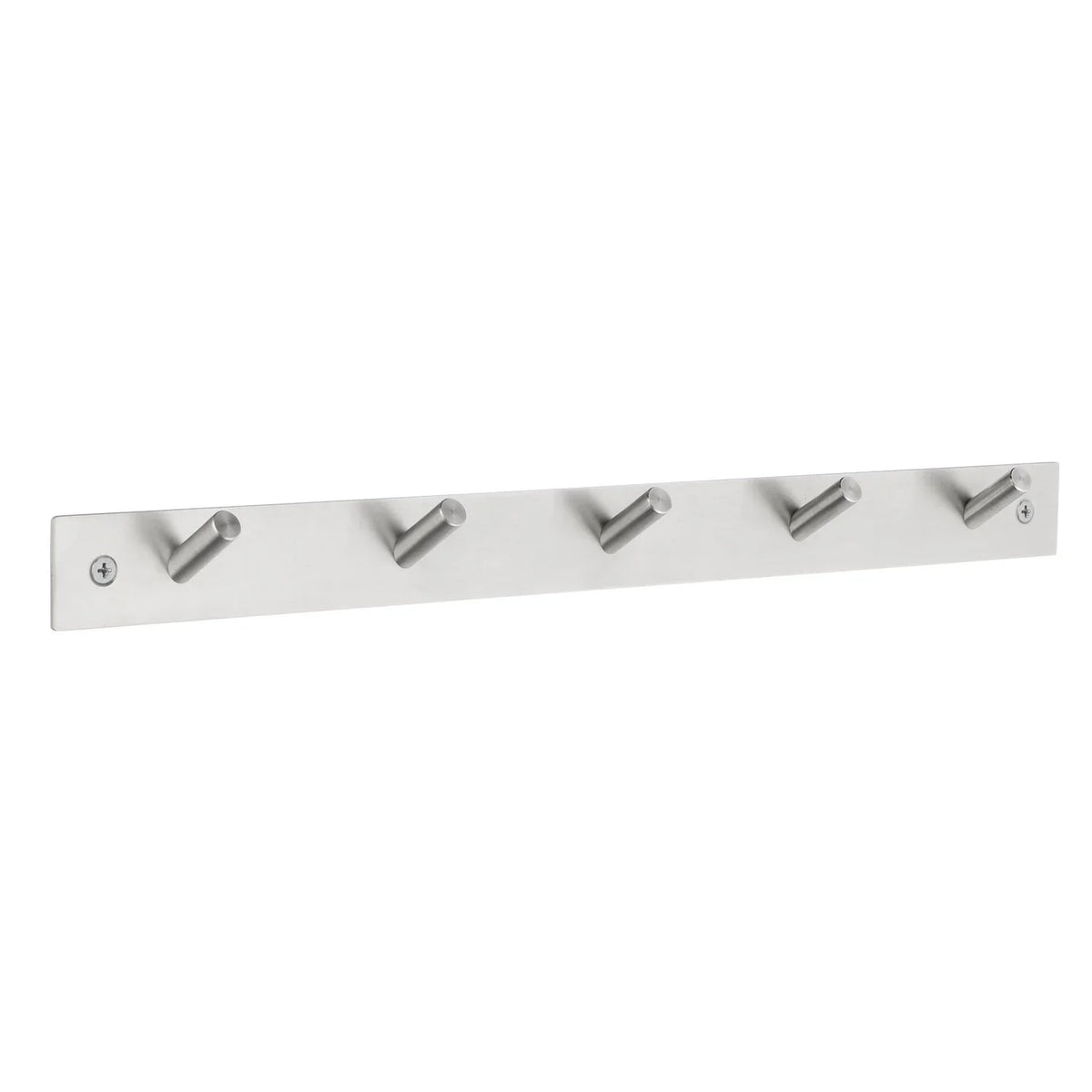 BESLAGSBODEN Coat Rack, 5 Hooks, Brushed Stainless Steel B1145