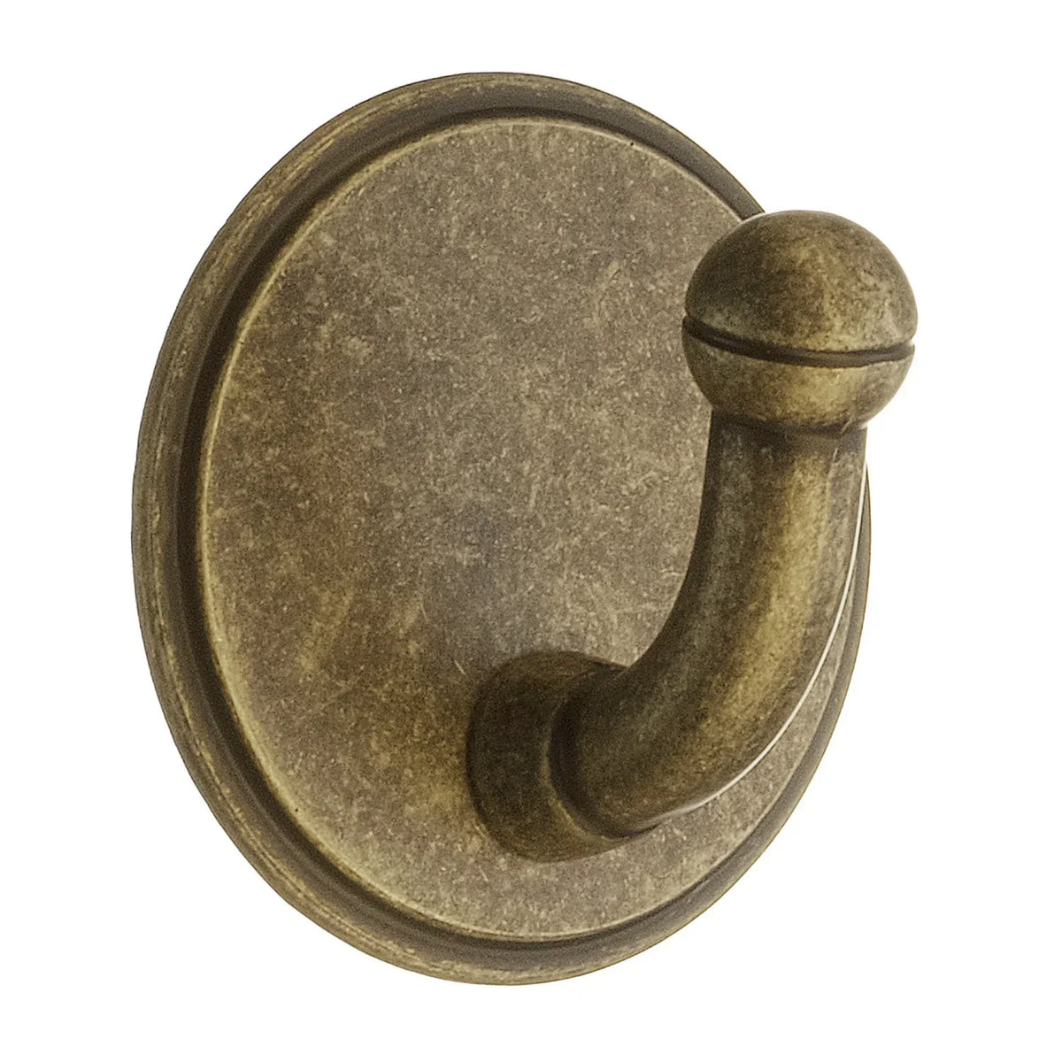 BESLAGSBODEN Design Single Hook in Antique Brass Finish Self-adhesive BA1120