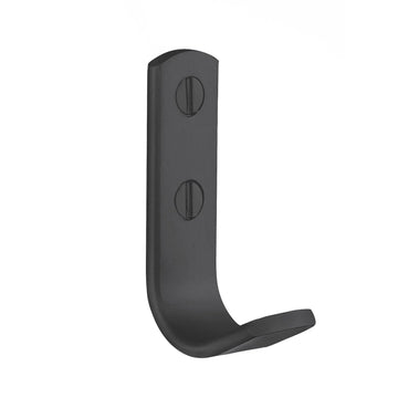 BESLAGSBODEN Single Hook, Black aluminium, Height 63 mm BB1043