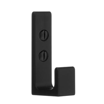 BESLAGSBODEN Single Hook, Black, Height 62 mm BB1047