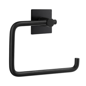 BESLAGSBODEN Toilet roll holder, Self-adhesive, Black BB1132