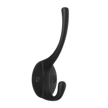 BESLAGSBODEN Hat and Coat Hook, Black, Height 110 mm BB247