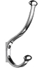 Beslagsboden Hook 4.75'' In Polished Chrome BK1041