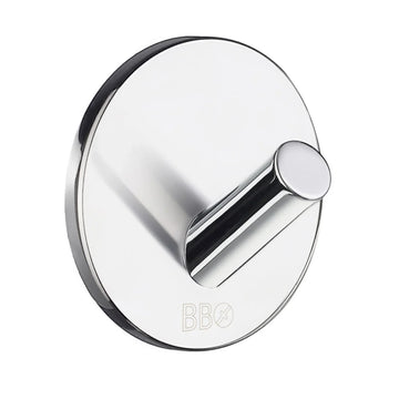 BESLAGSBODEN Design Single Hook mini in Polished Stainless Steel, 4 pcs BK1080/4