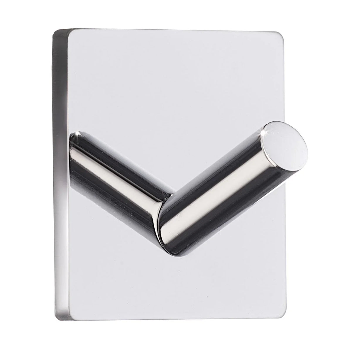 BESLAGSBODEN Single Hook mini, Self-adhesive, Chromed Stainless BK1082