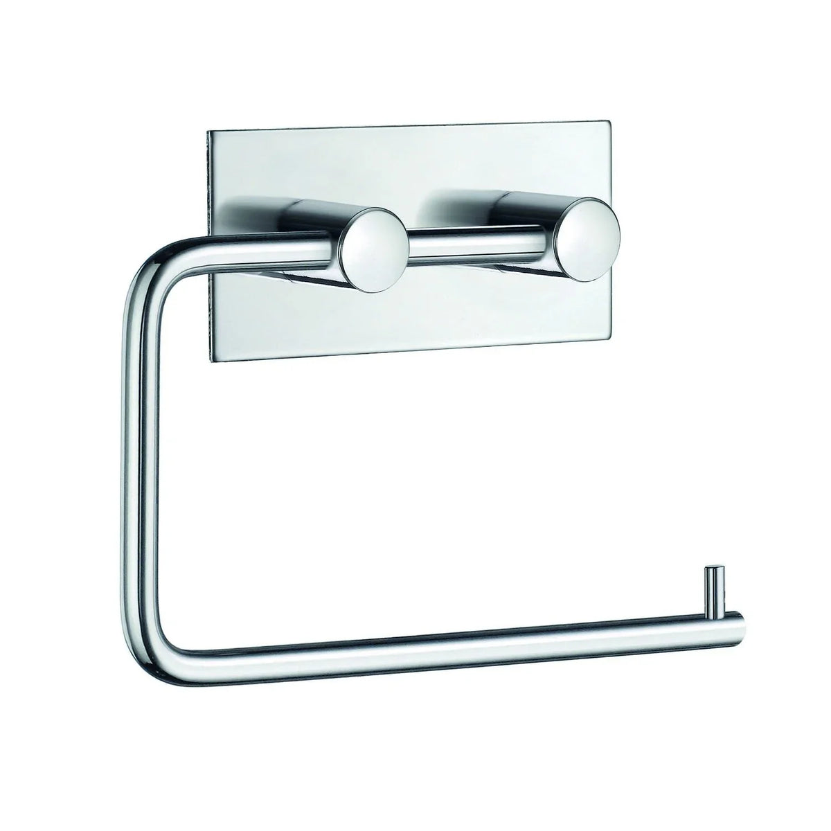 BESLAGSBODEN Design Toilet Roll Holder in Polished Stainless Steel Self-adhesive BK1098
