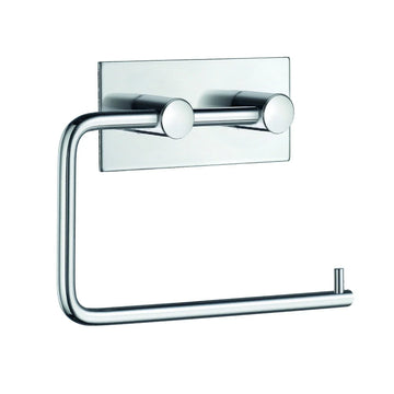 BESLAGSBODEN Design Toilet Roll Holder in Polished Stainless Steel Self-adhesive BK1098