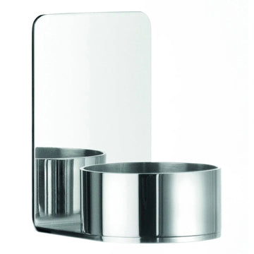 BESLAGSBODEN Tea Light Holder in Polished Stainless Steel Self-adhesive BK1180
