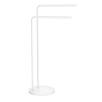 Double Towel Rail Freestanding White BX1231