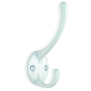 BESLAGSBODEN Hat and Coat Hook in White Lacquer, Height 110 mm BX247