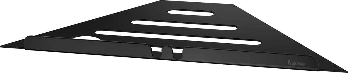 SIDELINE Grout Line Corner Shelf, Black Stainless Steel, 200 x 200 mm DB3060