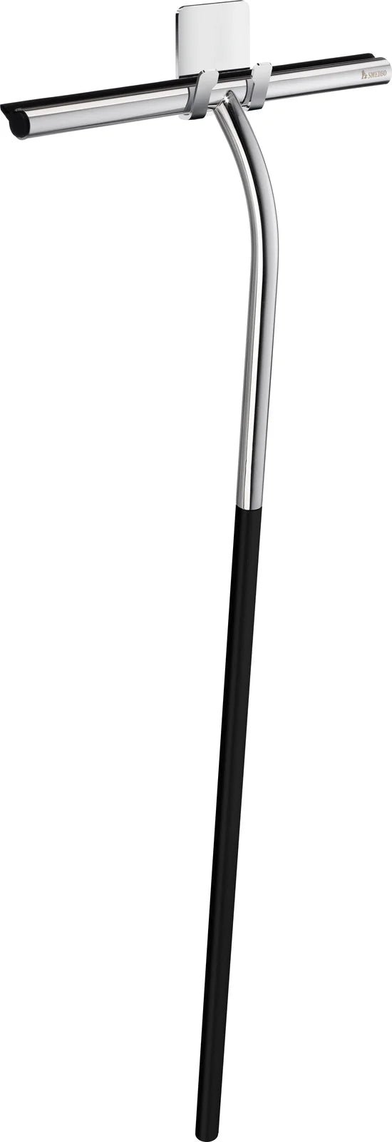 SIDELINE Shower Squeegee, Extra long shaft in matt black, Chromed/Black DK2165