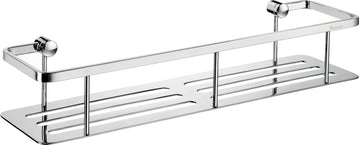 SIDELINE Design Shower Basket in Polished Chrome and Solid Brass Construction DK3005