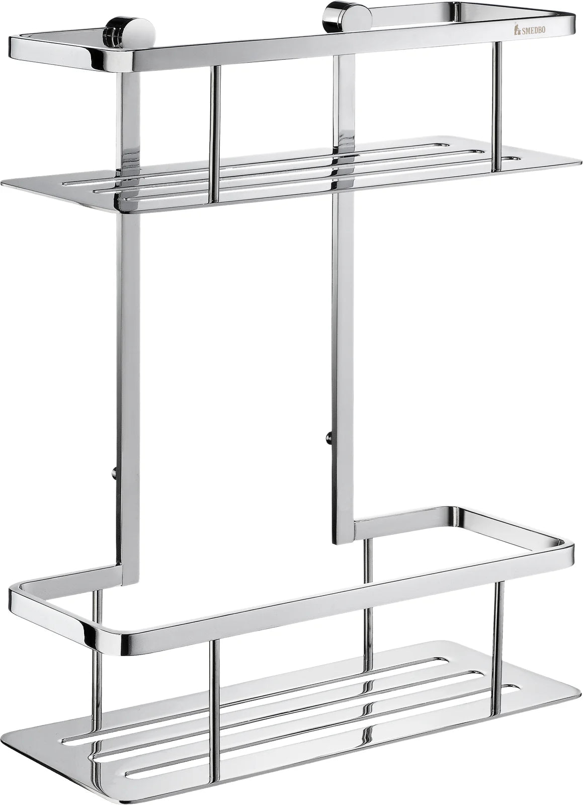 SIDELINE Shower Basket, Double, Polished Chrome, H 322 mm DK3012
