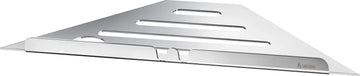 SIDELINE Grout Line Corner Shelf in Polished Stainless Steel DK3060