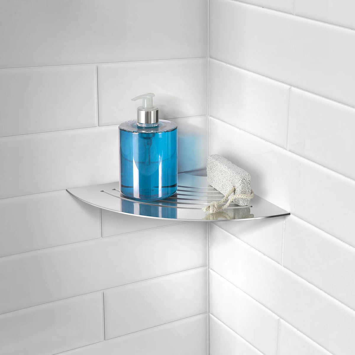 Corner Shelf For Tiling Polished Stainless Steel DK3064