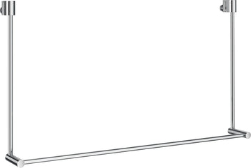SIDELINE Towel Rail for Glass Shower Panel in Polished Chrome DK3101