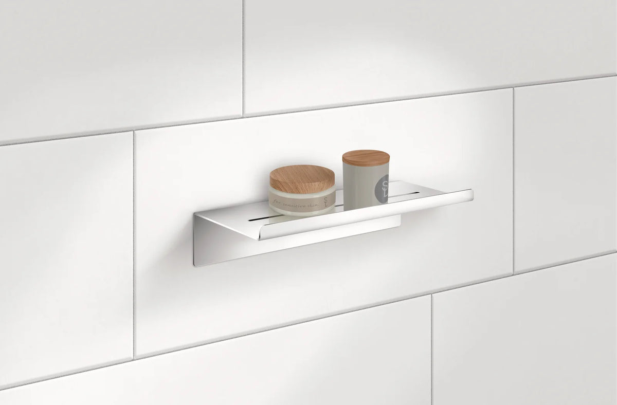 SIDELINE Shower Shelf. Self-adhesive. Chromed. 250 x 105 mm. DK4100