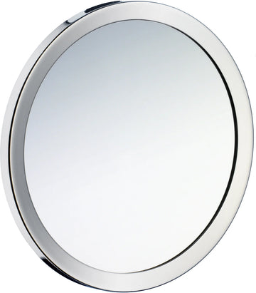 OUTLINE Magnetic Shaving/Make-up Mirror - Self-Adhesive wall plate in Polished Chrome FK442