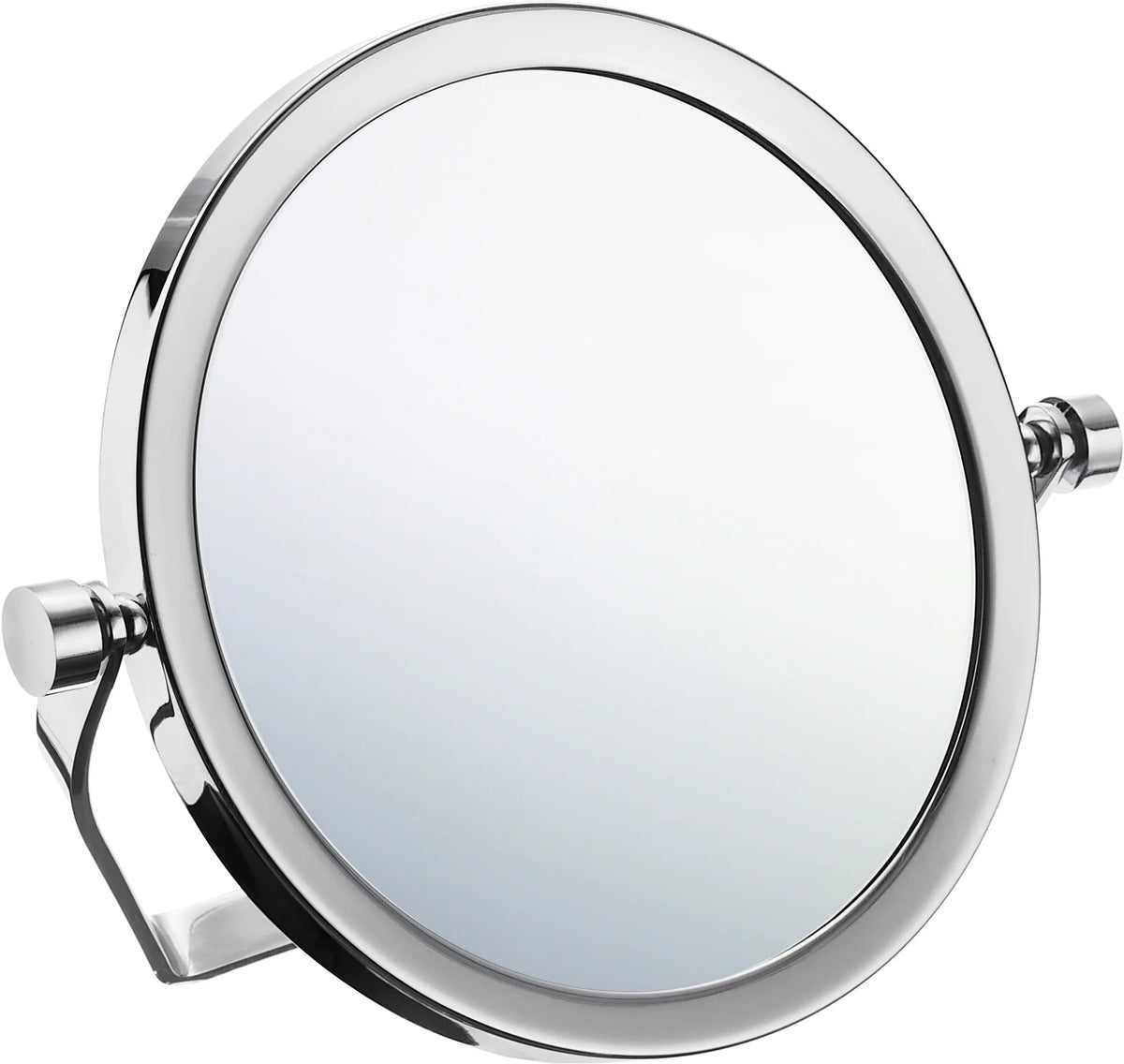 OUTLINE Travel Mirror with swivel stand in Polished Chrome FK443