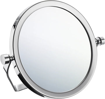 OUTLINE Travel Mirror with swivel stand in Polished Chrome FK443