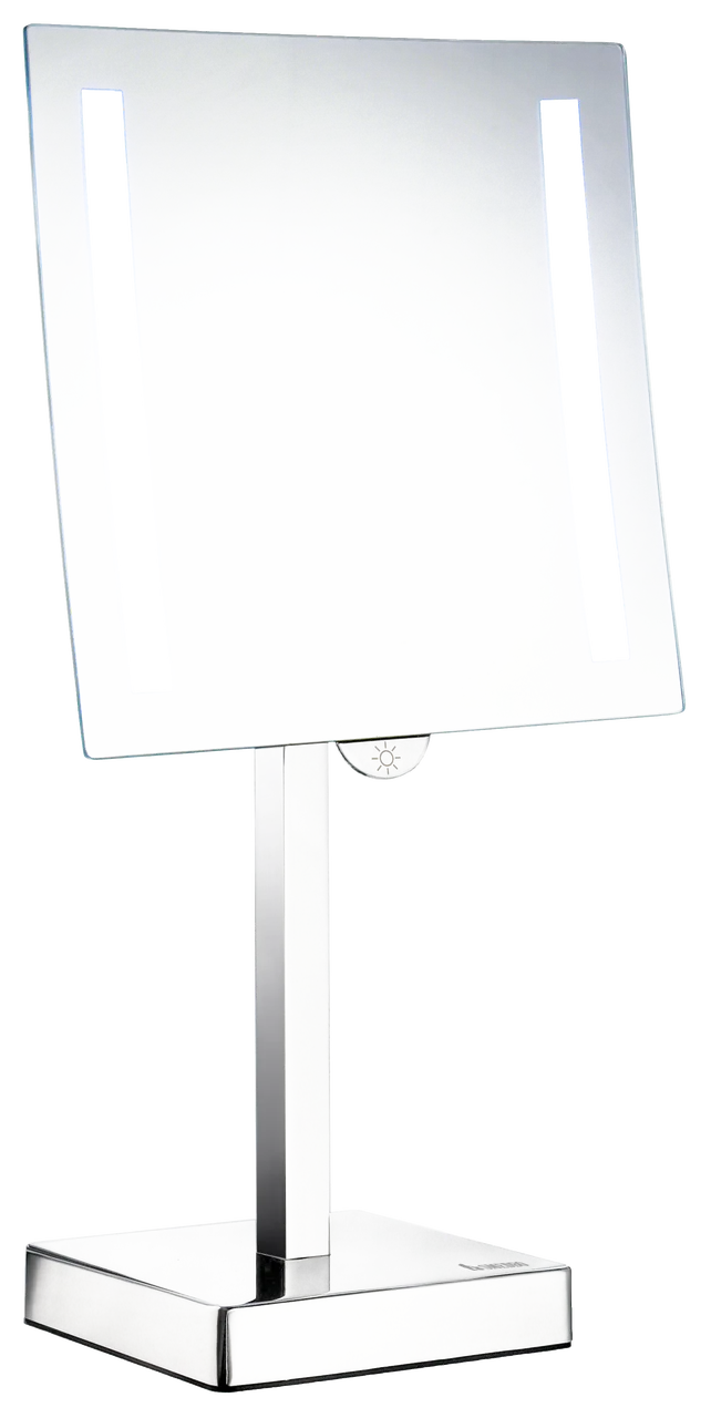 Outline Led Lighted 5x's Make-up Mirror In Polished Chrome FK473E