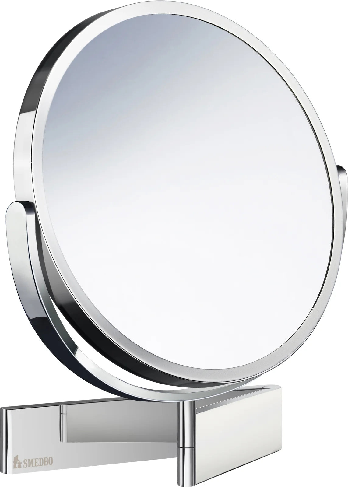 OUTLINE Make-up Mirror, Pol Chrome, Wallmount, X0/X7 magnification FK490