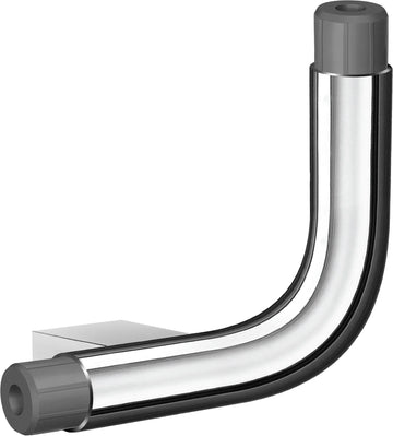 LIVING Connection L shape for Grab bar, Right, Chromed, 130 x 130 mm FK831