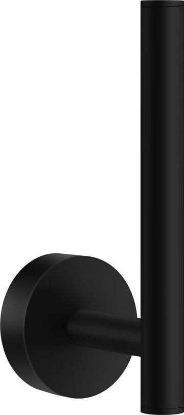 HOME Spare Toilet Roll Holder, Black. Height 140 mm HB320