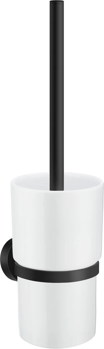 HOME Toilet Brush, Black/Porcelain, Wallmounted, Height 380 mm HB333P