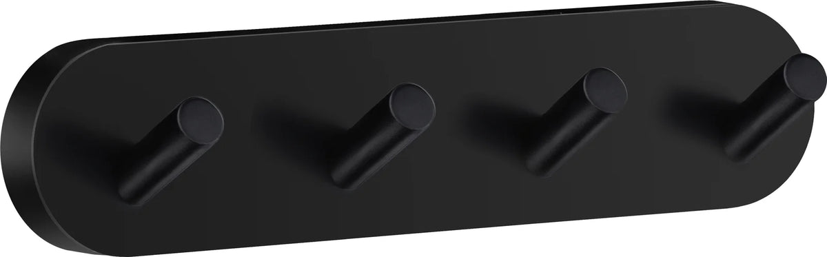 HOME Quadruple Hook, Black, Length 178 mm HB359