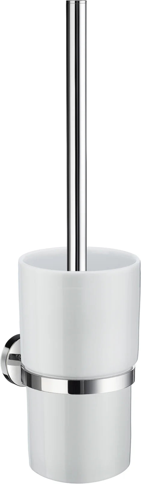 HOME Toilet Brush, Polished Chrome/Porcelain. Height 380 mm. HK333P